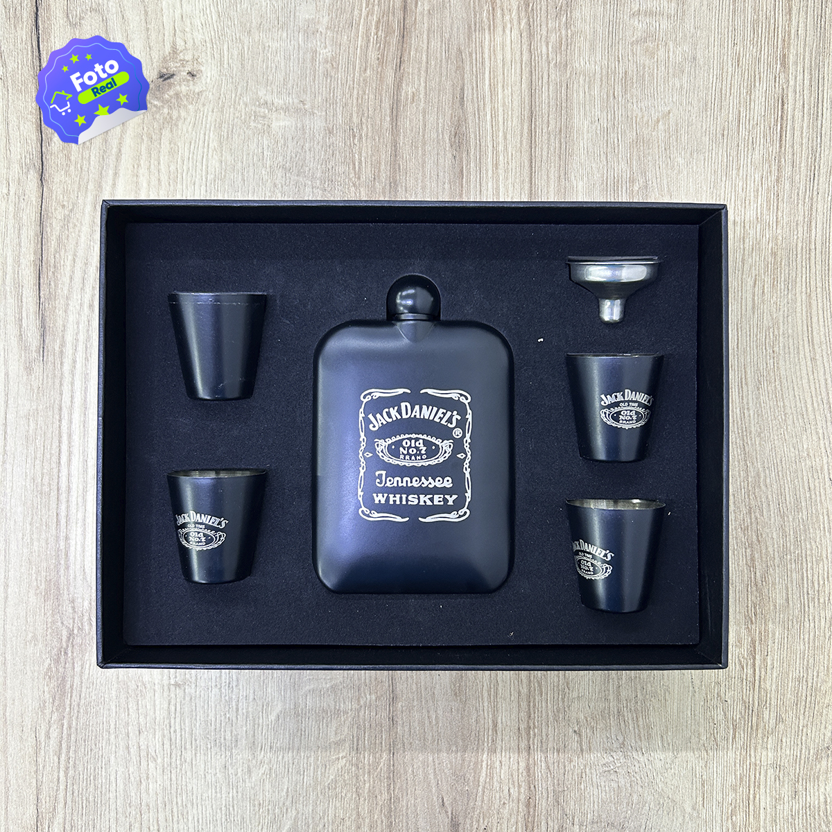 Miniatura 6 de Licorera Whiskera 4 Oz Acero GT-05